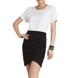 BCBG Maxazria size Small Julie mini dress in black and white - NEW WITH TAGS